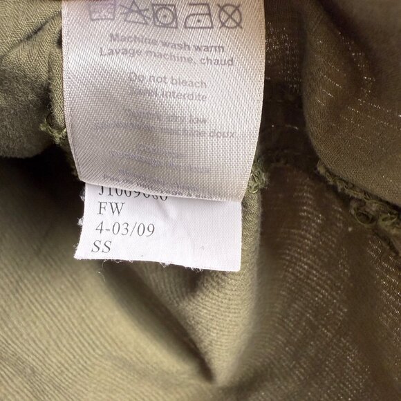 Merrell Short Sleeve Button Up Shirt Olive Green Men's Size Large Outdoor Casual - Picture 7 of 8